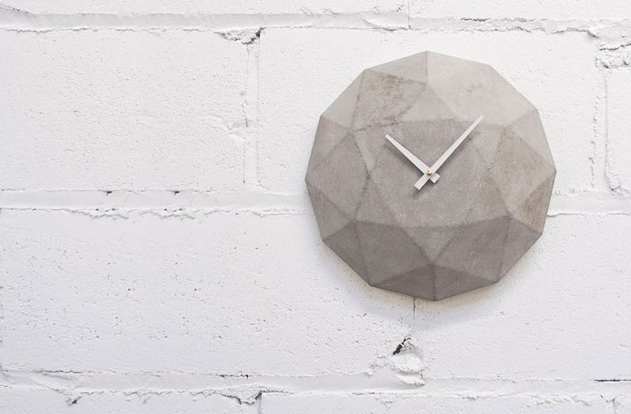 Market news - Cairo Star Cut Concrete Clock by The NDC