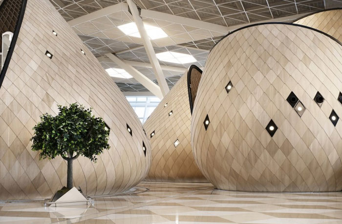 Market news - Heydar Aliyev International Airport Terminal by Autoban