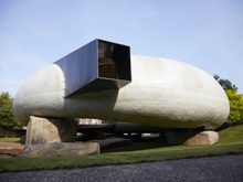 Chilean architect Smiljan Radić has unveiled his white, translucent Serpentine Gallery Pavilion 2014 at Kensington Gardens in London