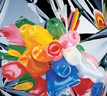 Contemporary artist's Jeff Koons iconic work from series Celebration - Tulips