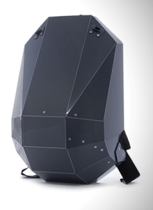 The Solid Gray Backpack looks like something right out of our favorite science fiction flick &ndash; and it&rsquo;s more than just good looks too
