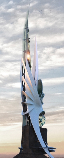 These unusual creations are the work of Keremcan Kirilmaz from Izmir, Turkey. Titled &lsquo;Uprising&rsquo;, the buildings aim to fight climate change and ensure the survival of man