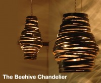 The Beehive Chandelier by Jessica Kay Bodner