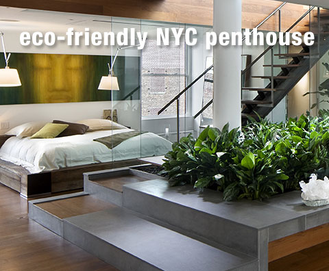 Joel Sanders, eco-friendly NYC penthouse 1
