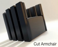 Cut Armchair by Filippo Ghezzani