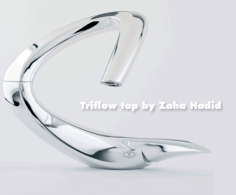 Triflow tap by Zaha Hadid 1