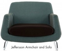 Jeffersson Armchair and Sofa by Alexander Lervik