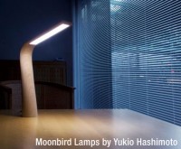 Moonbird Lamps by Yukio Hashimoto