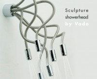 Sculpture showerhead by Vado
