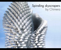 Spiraling skyscrapers by Chimera