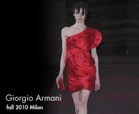 Giorgio Armani fall 2010 Milan