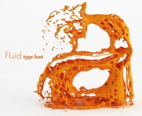 Fluid type font