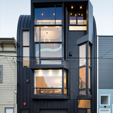 Innovative Split-level Apartment Building - cover