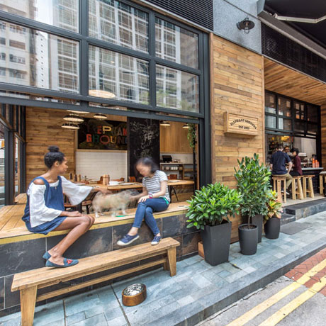 A New Outdoor Coffee Shop - cover
