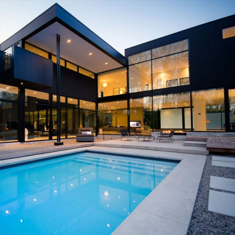 A modern 2-storey residence in Oakville which overlooks the outside nature - cover