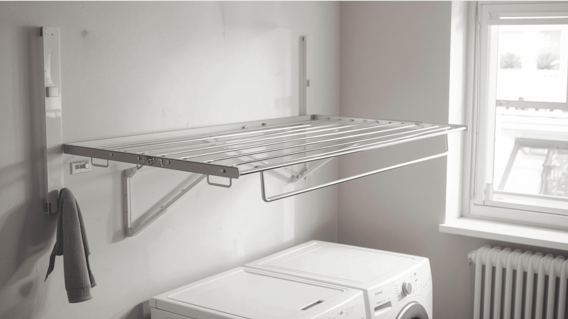 _A Wall Mounted Folding Drying Rack