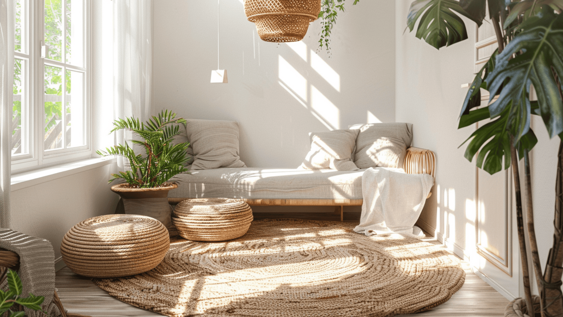 Earthy Minimal Sunroom