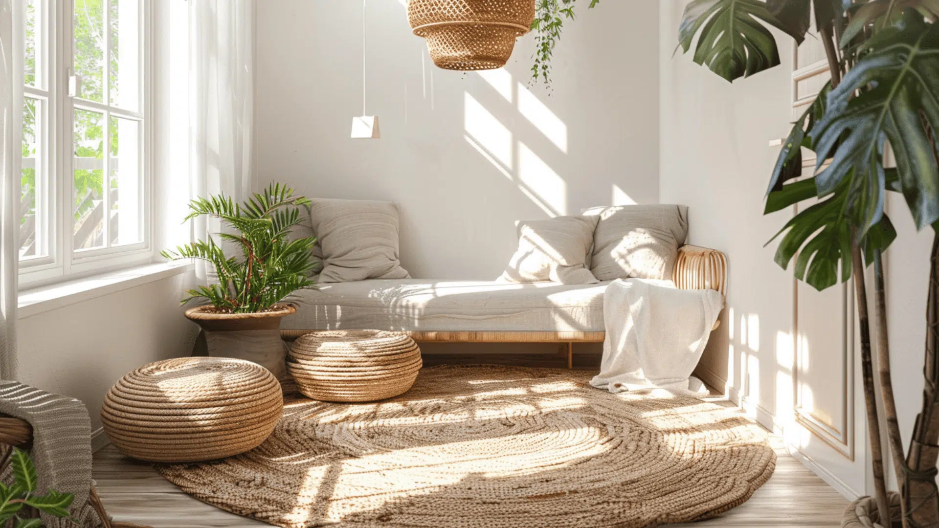 Earthy Minimal Sunroom