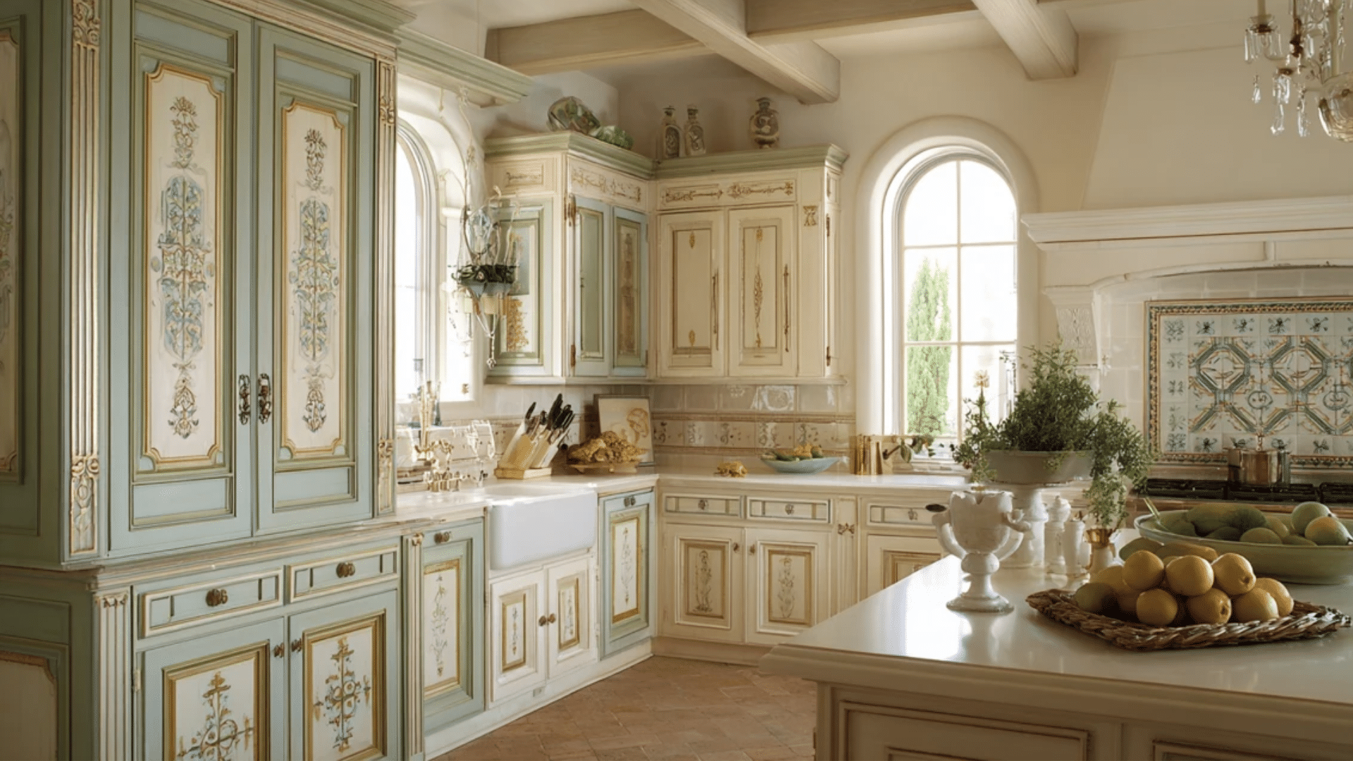 _Hand Painted Cabinet Charm