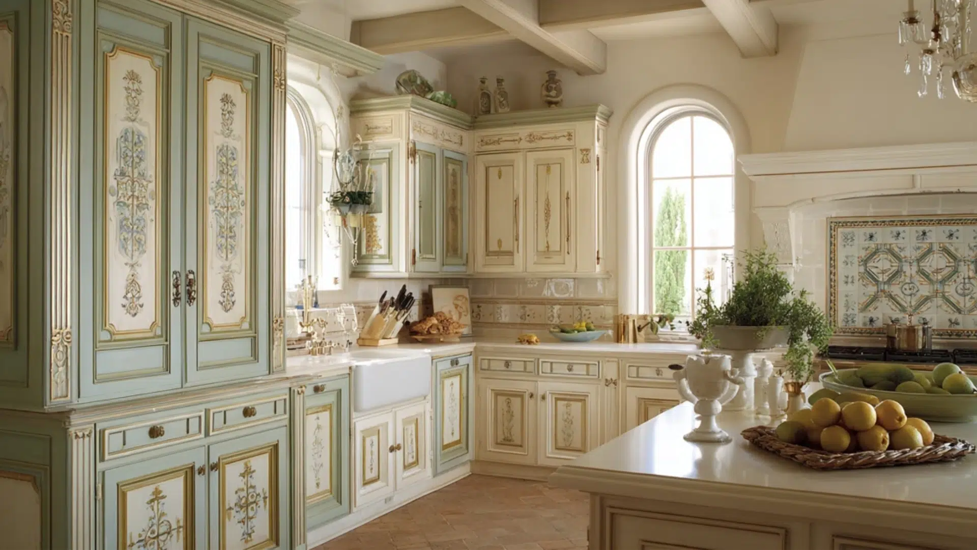 _Hand Painted Cabinet Charm