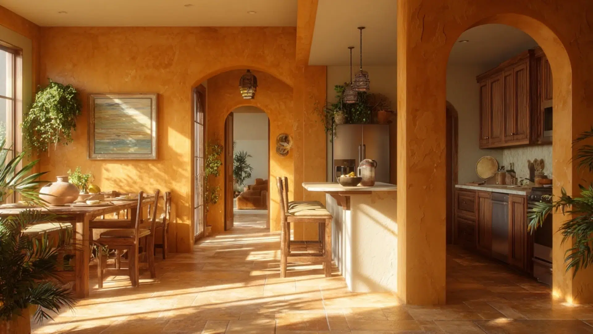 Mediterranean Open Plan