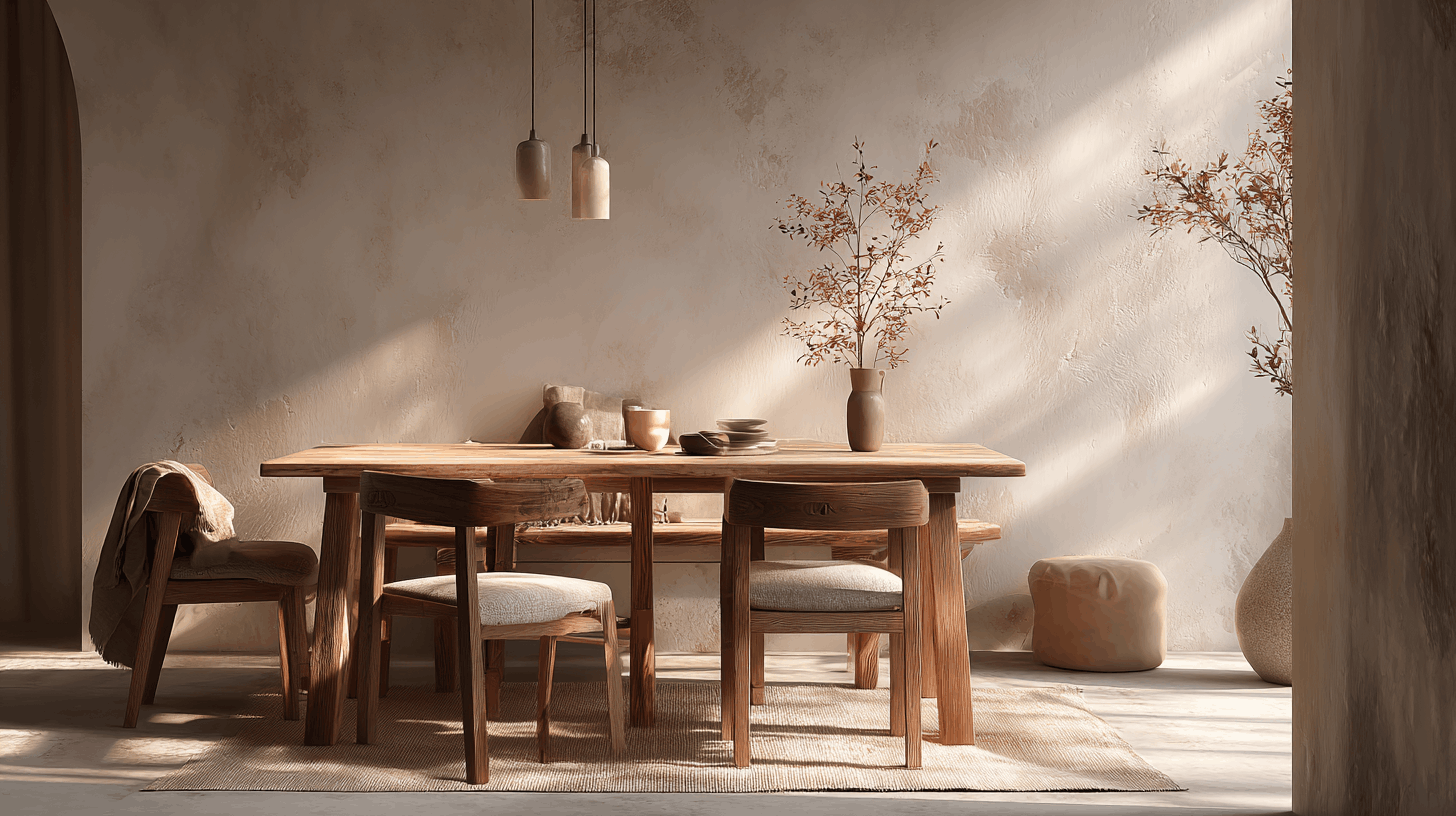 Mismatched Chairs With One Material Link