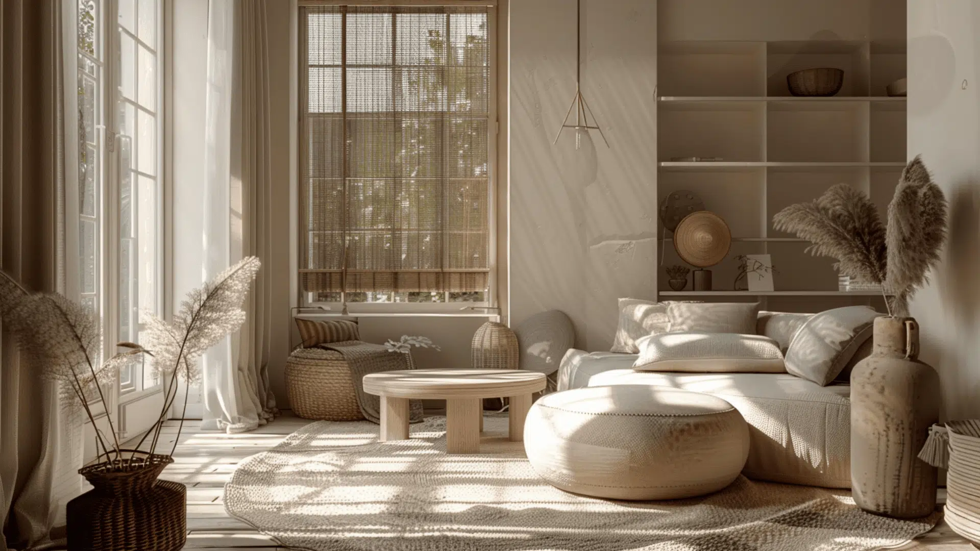 Monochrome Cozy Sunroom