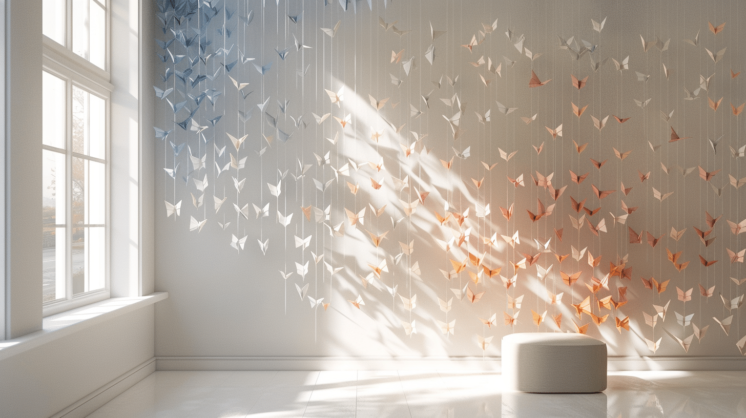 Origami Wall Installations