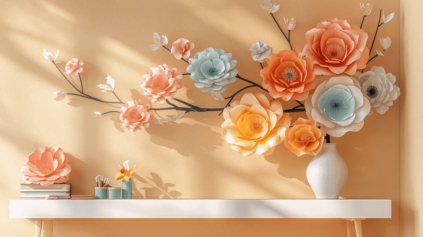 Paper Flower Arrangements