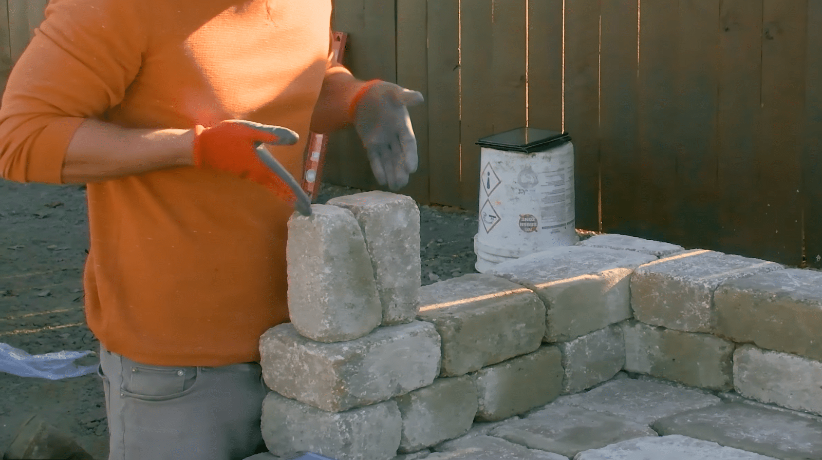 Step 3 Stack Fireplace