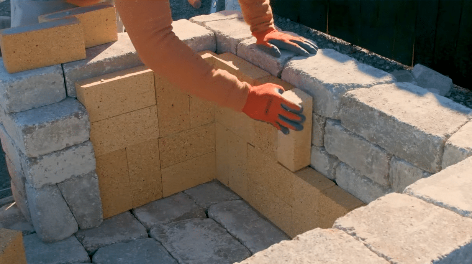 Step 4 Install Firebrick in Firebox