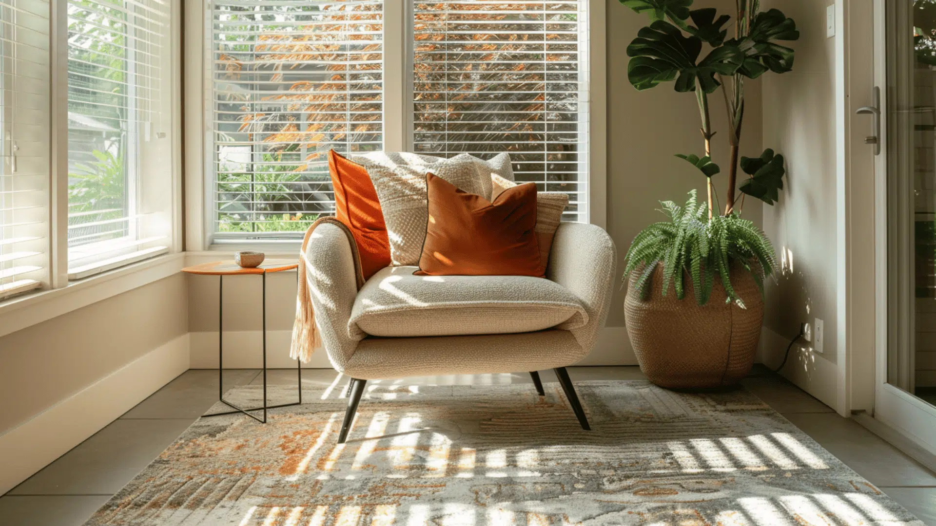 Sunroom with Statement Chair