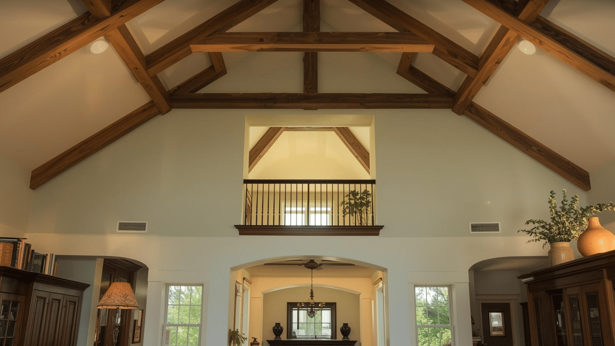 Tudor house Ceilings, Beams, And Room Shape