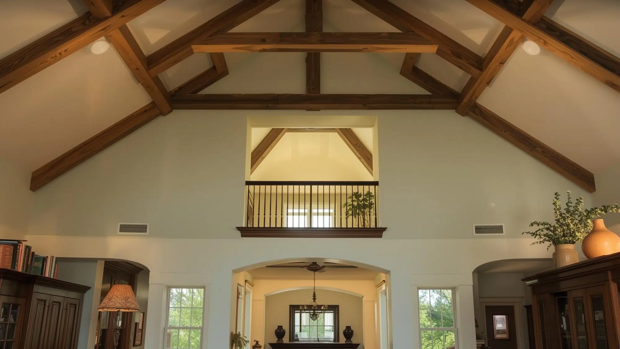 Tudor house Ceilings, Beams, And Room Shape
