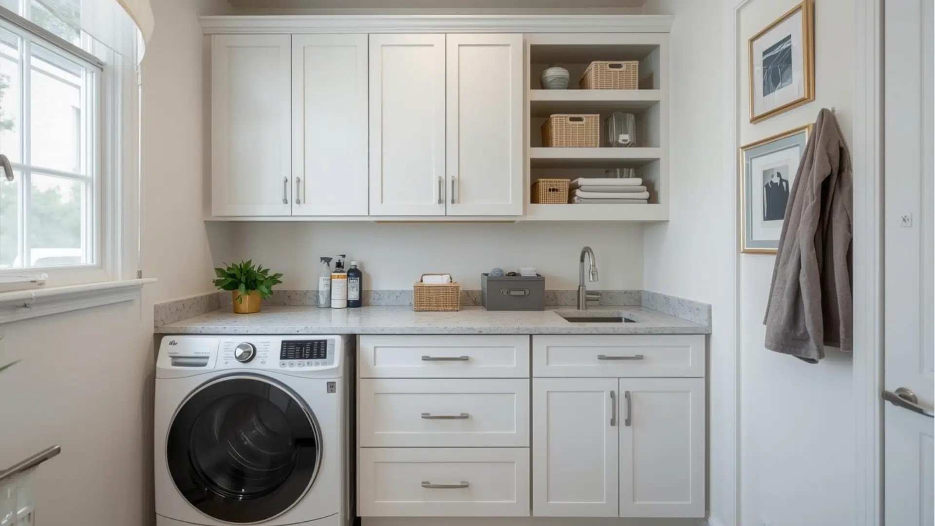Upper Cabinets For Hidden Storage