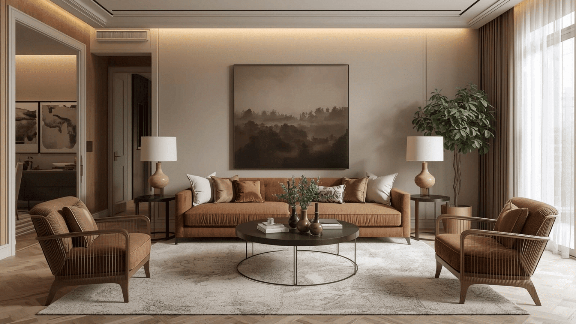 Use A Limited Palette Across The Room