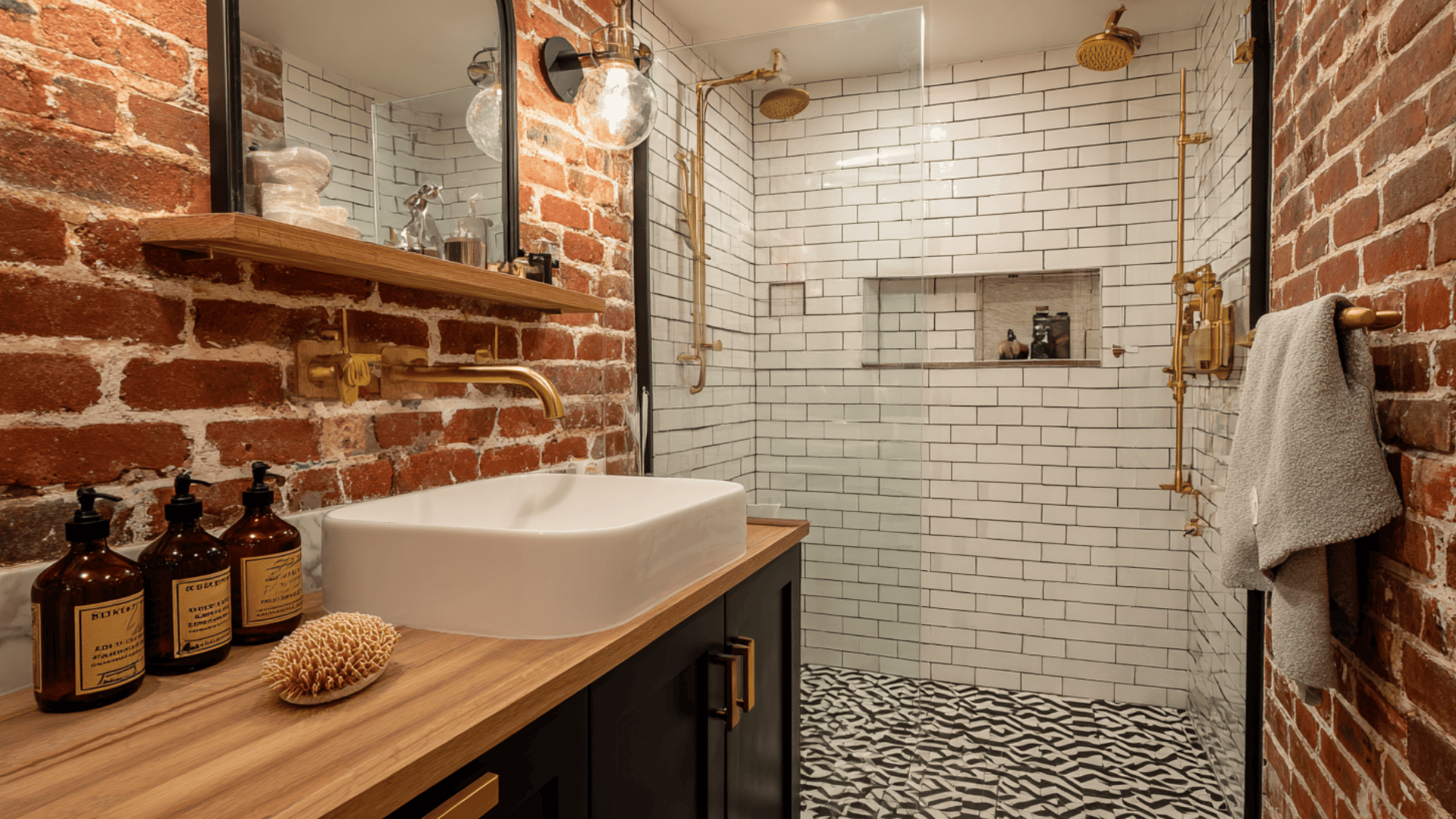 Vertical Stack Shower Tile