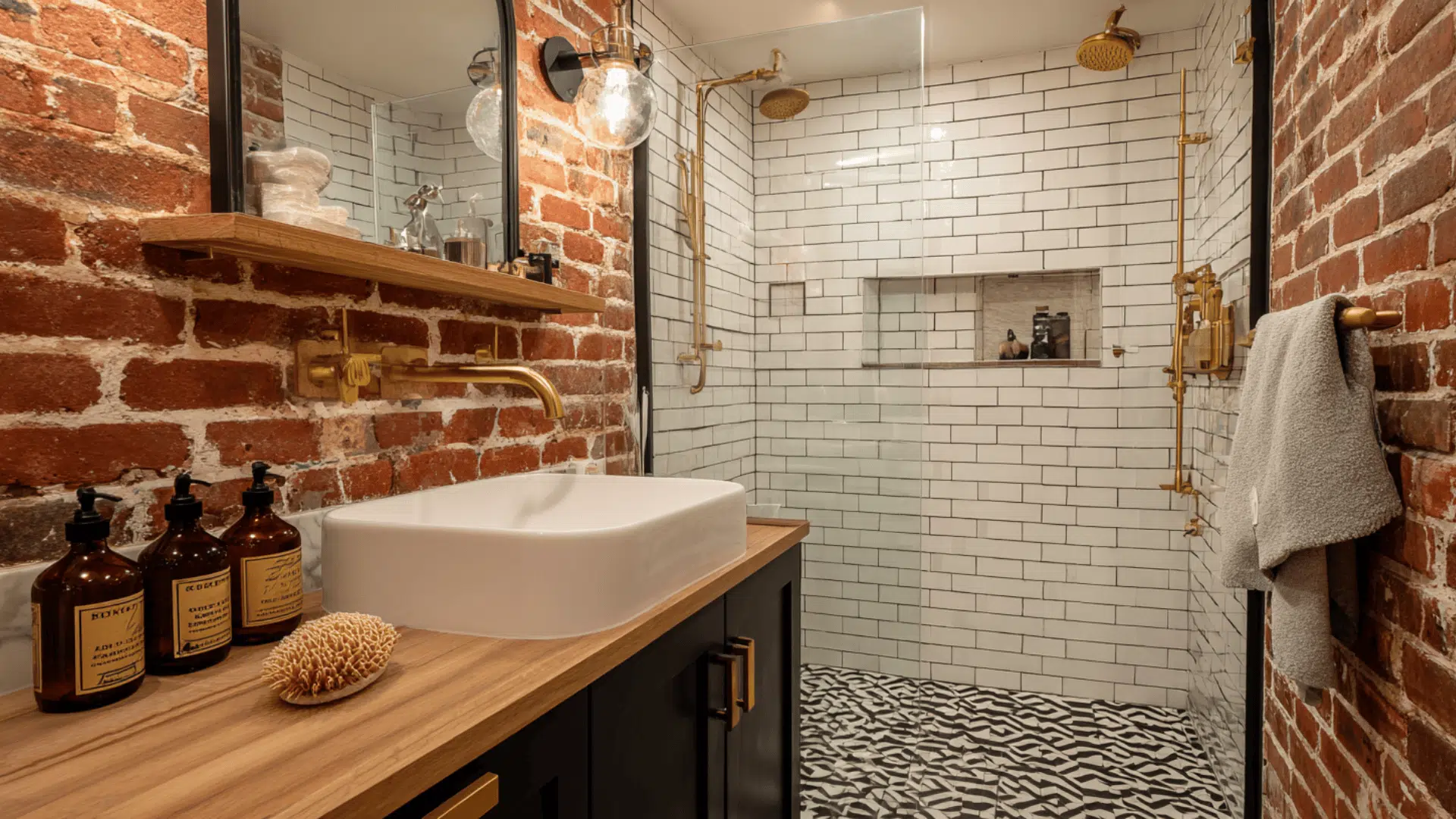 Vertical Stack Shower Tile