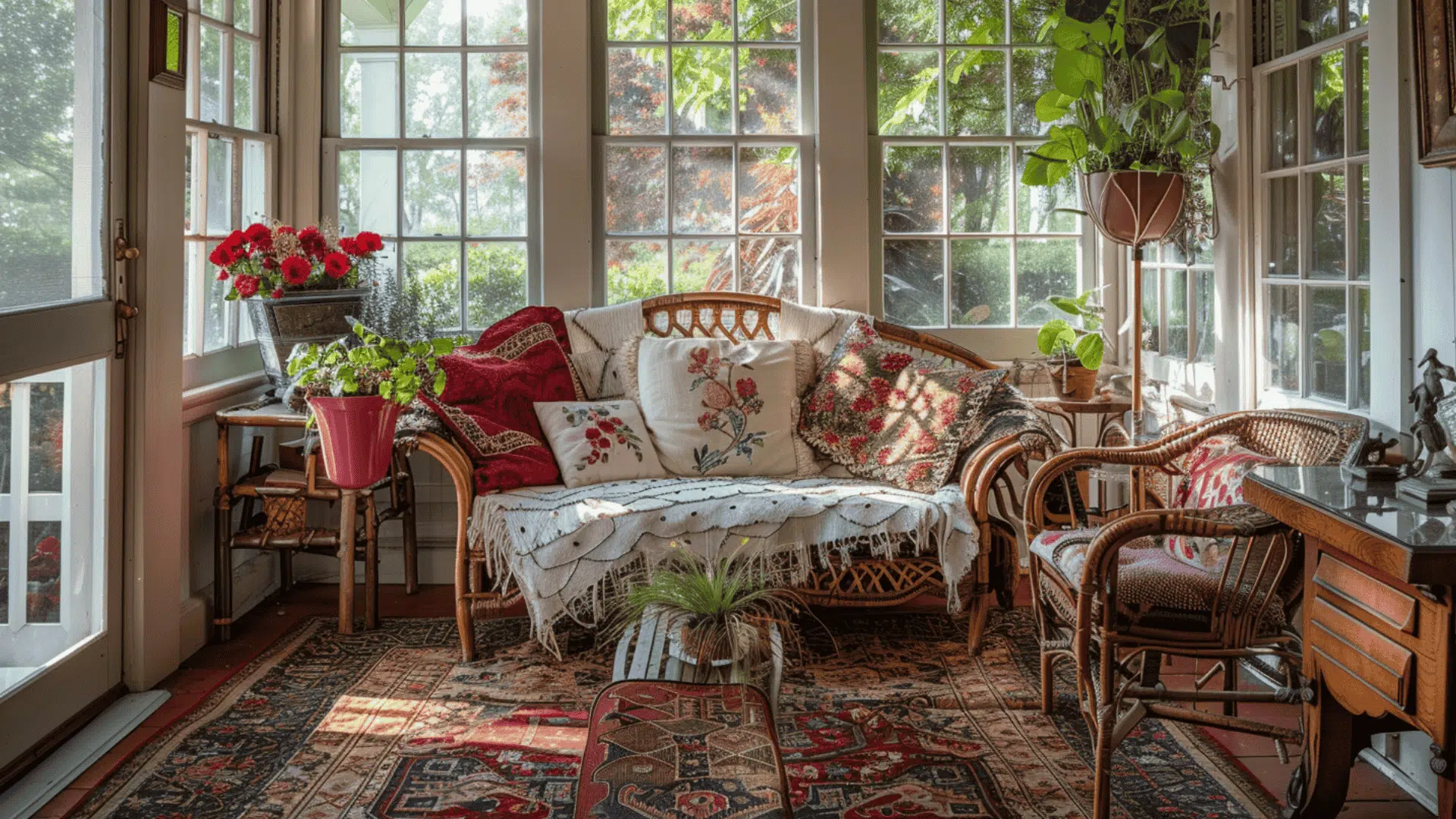 Vintage Charm Sunroom
