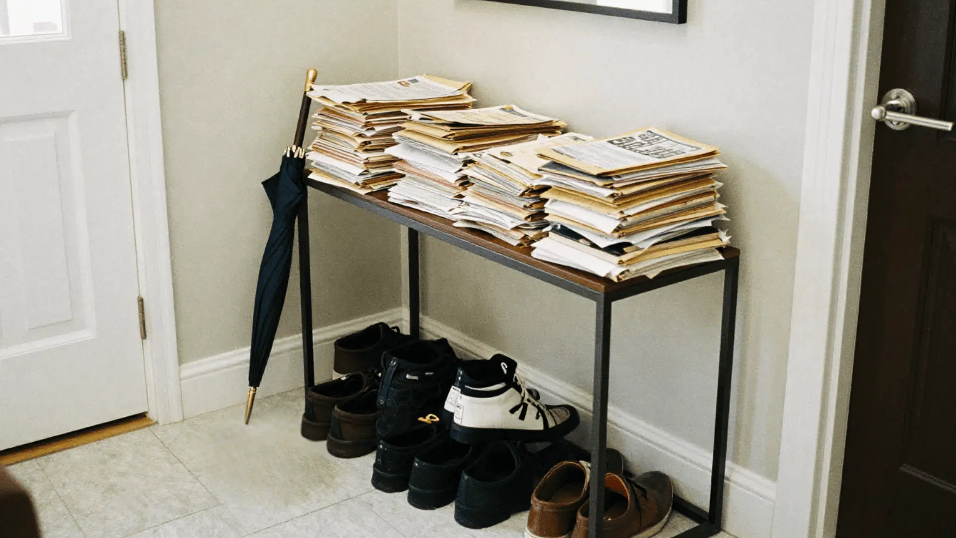 entryway decluttering checklist