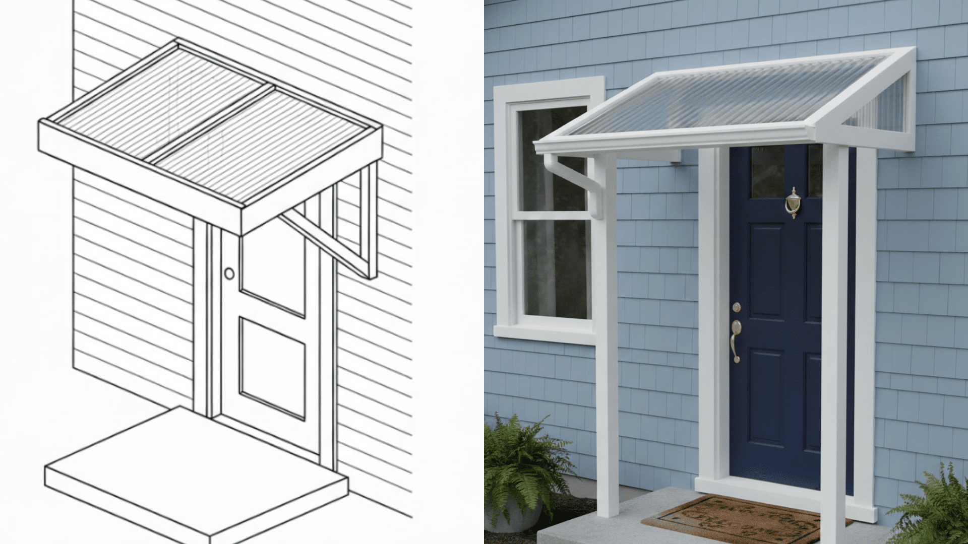 front door rain cover