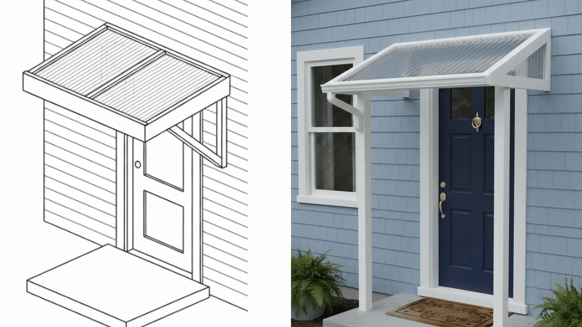 front door rain cover