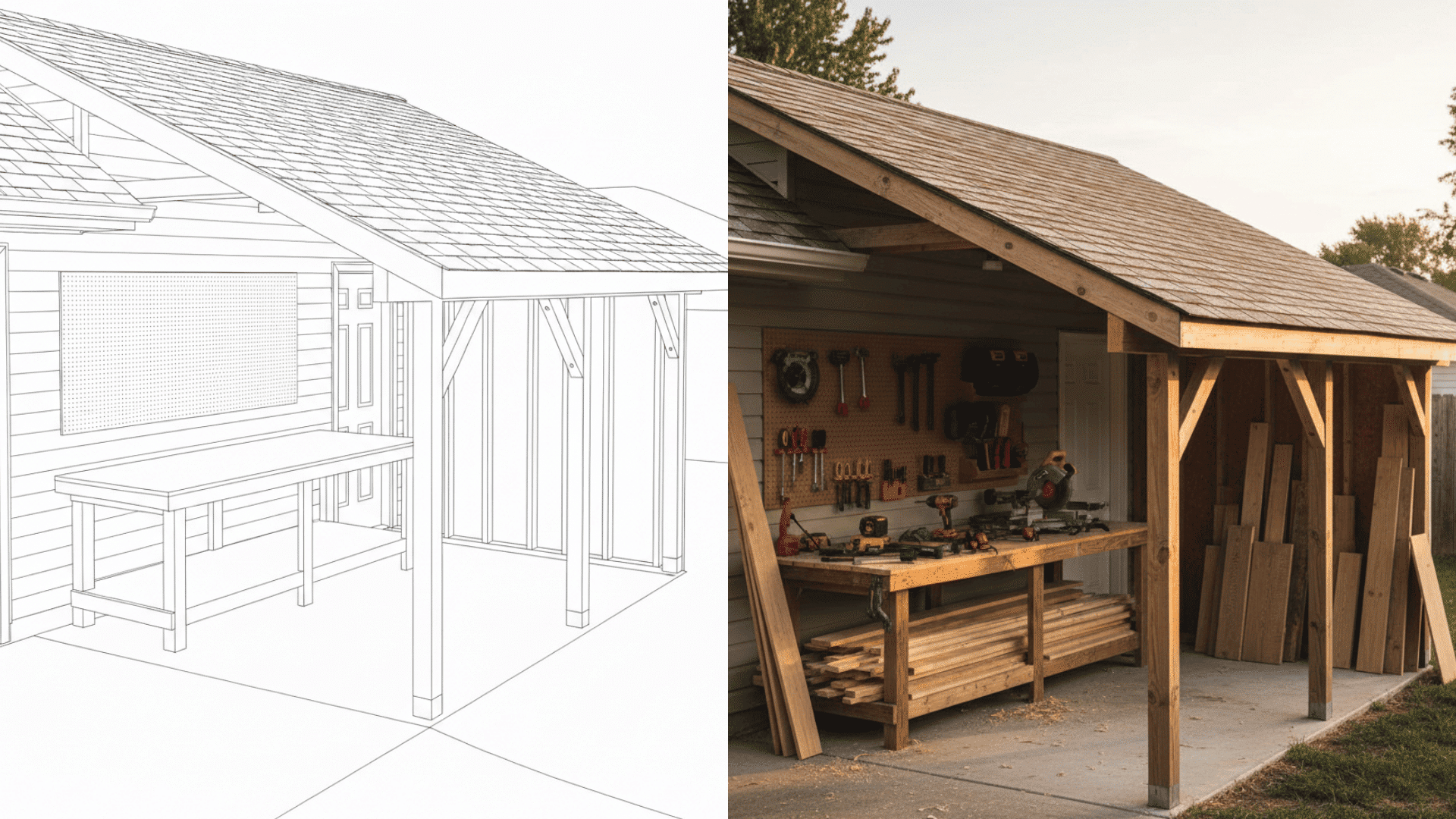 garage workshop cover