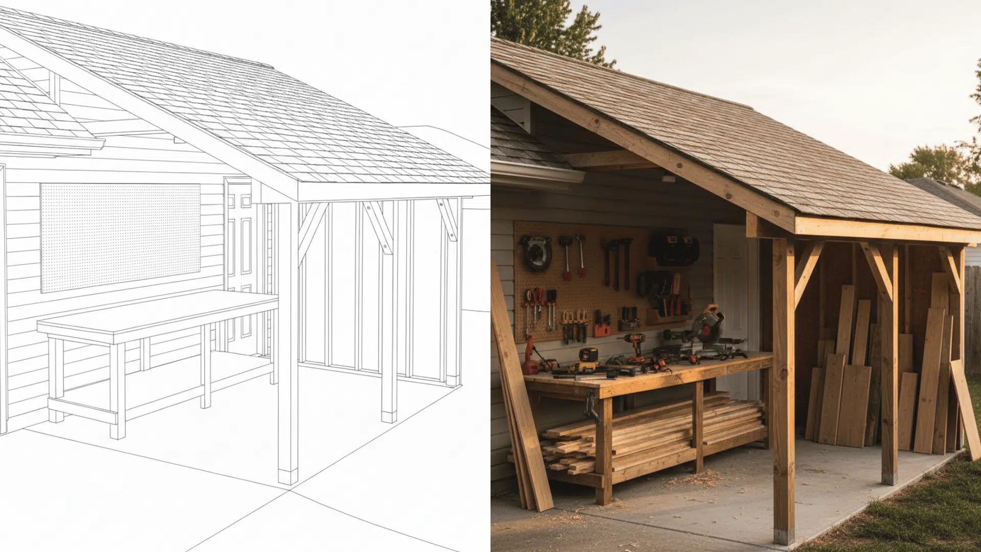 garage workshop cover