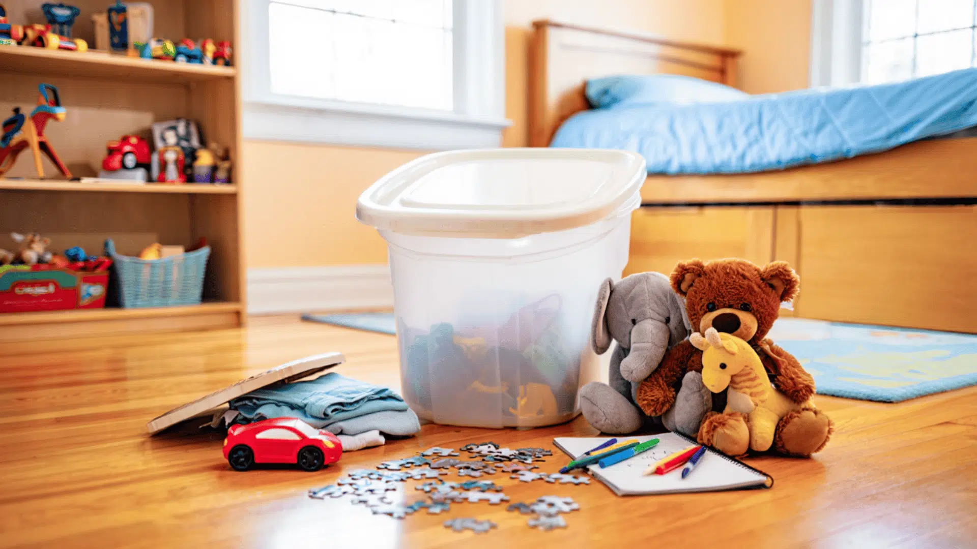 kids room decluttering checklist