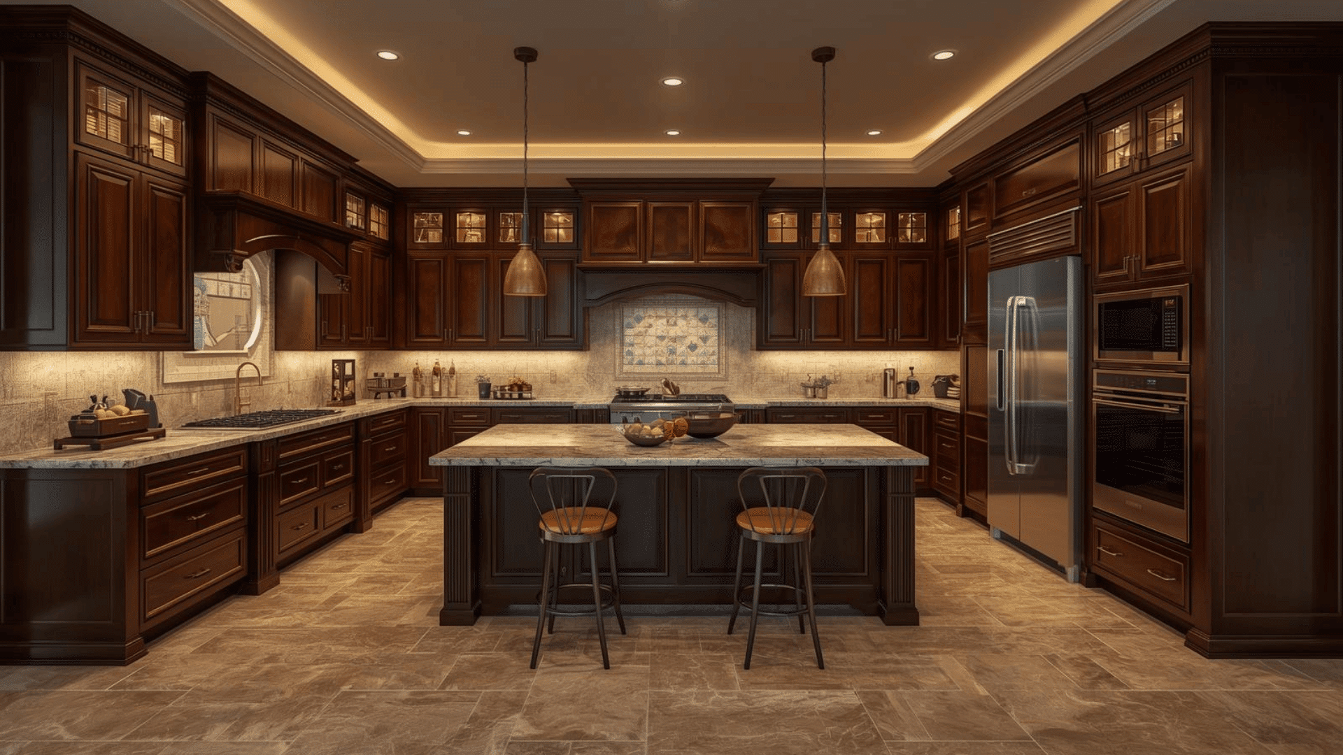 natural stone kitchen