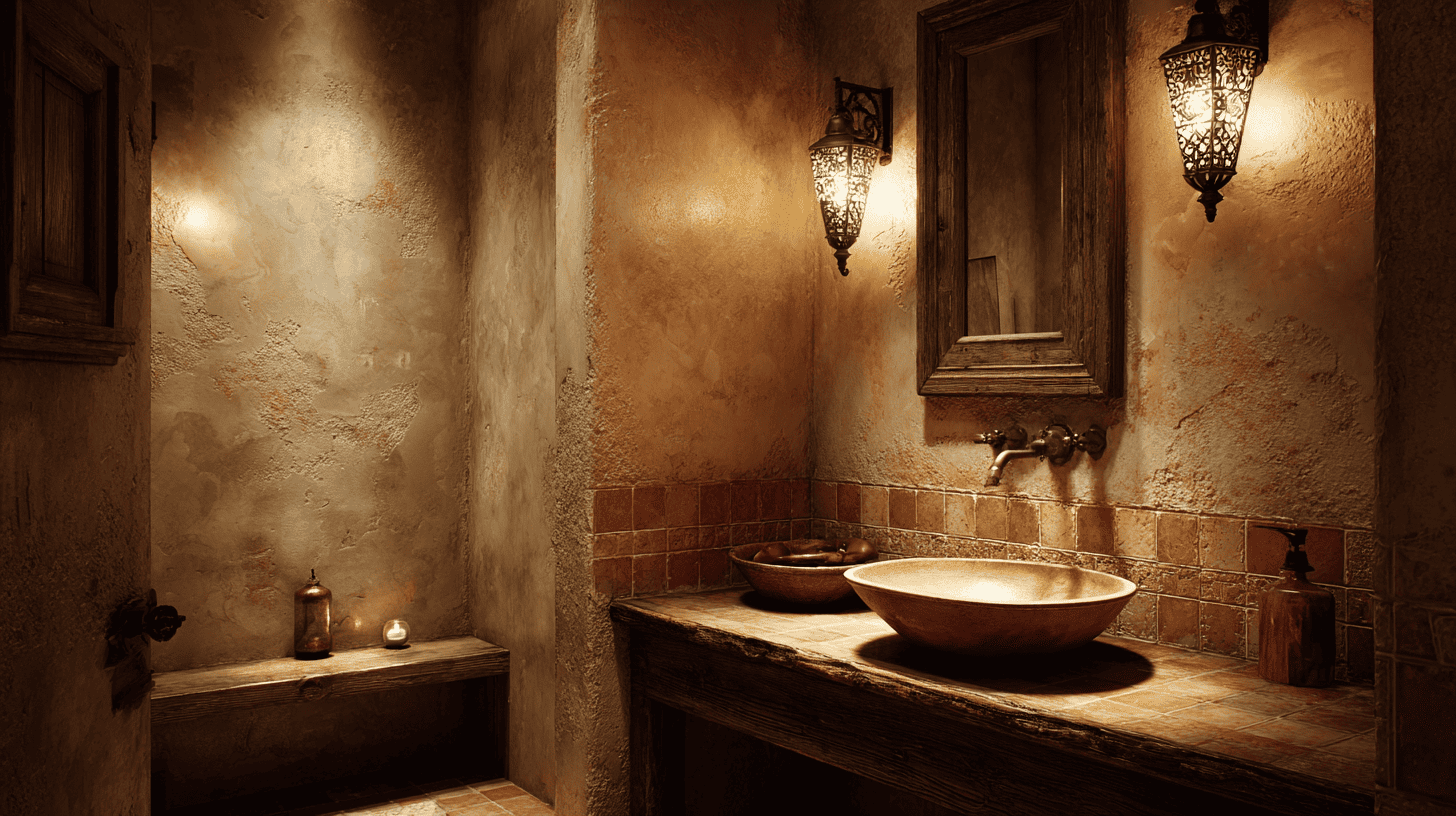 spanish style bathroom