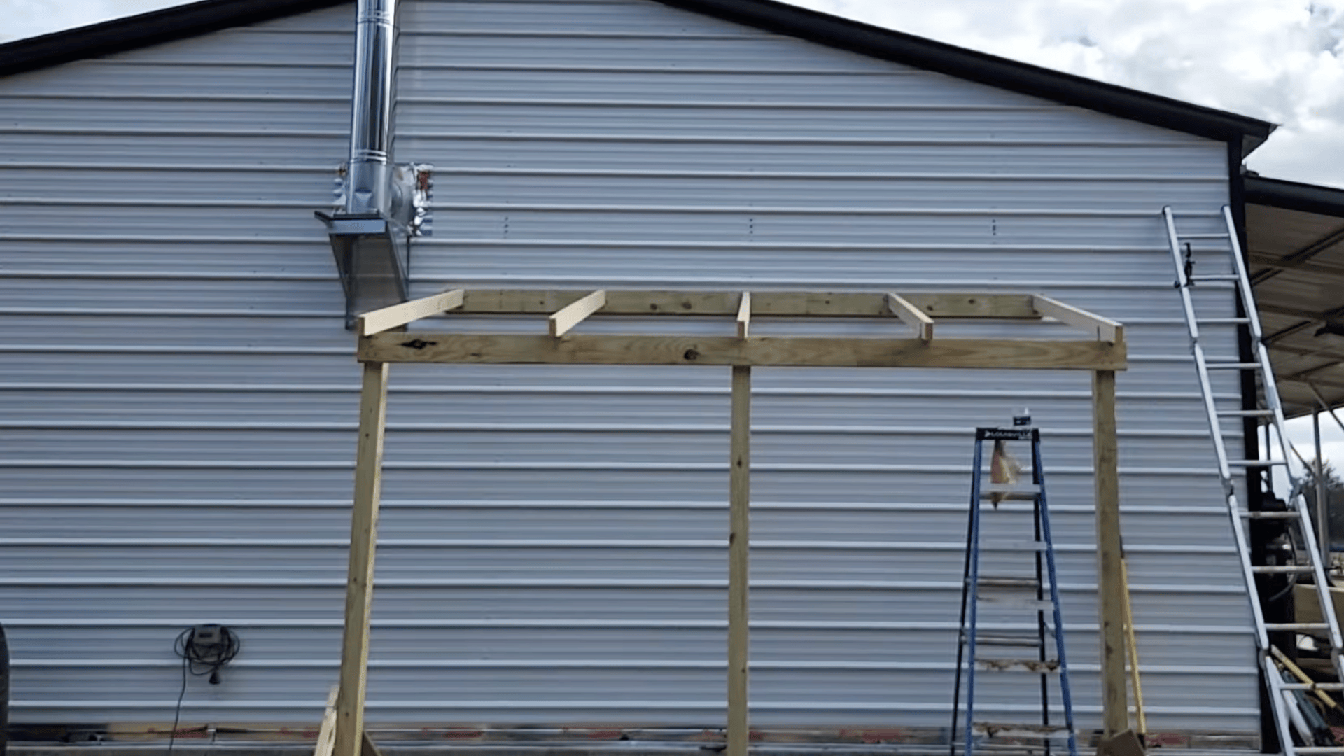 step 4 cut and install rafters with consistent spacing