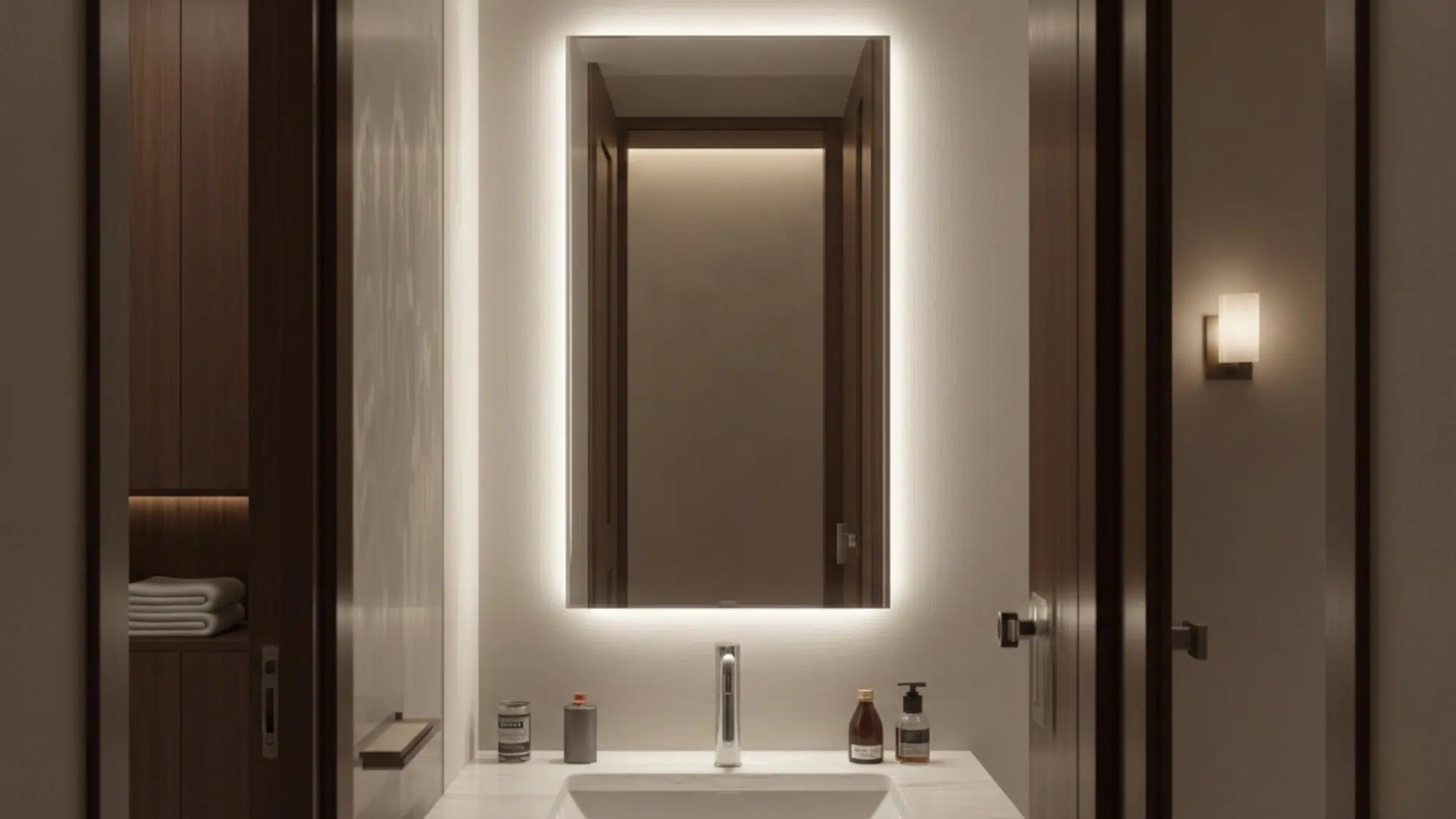 wall mounted mirror