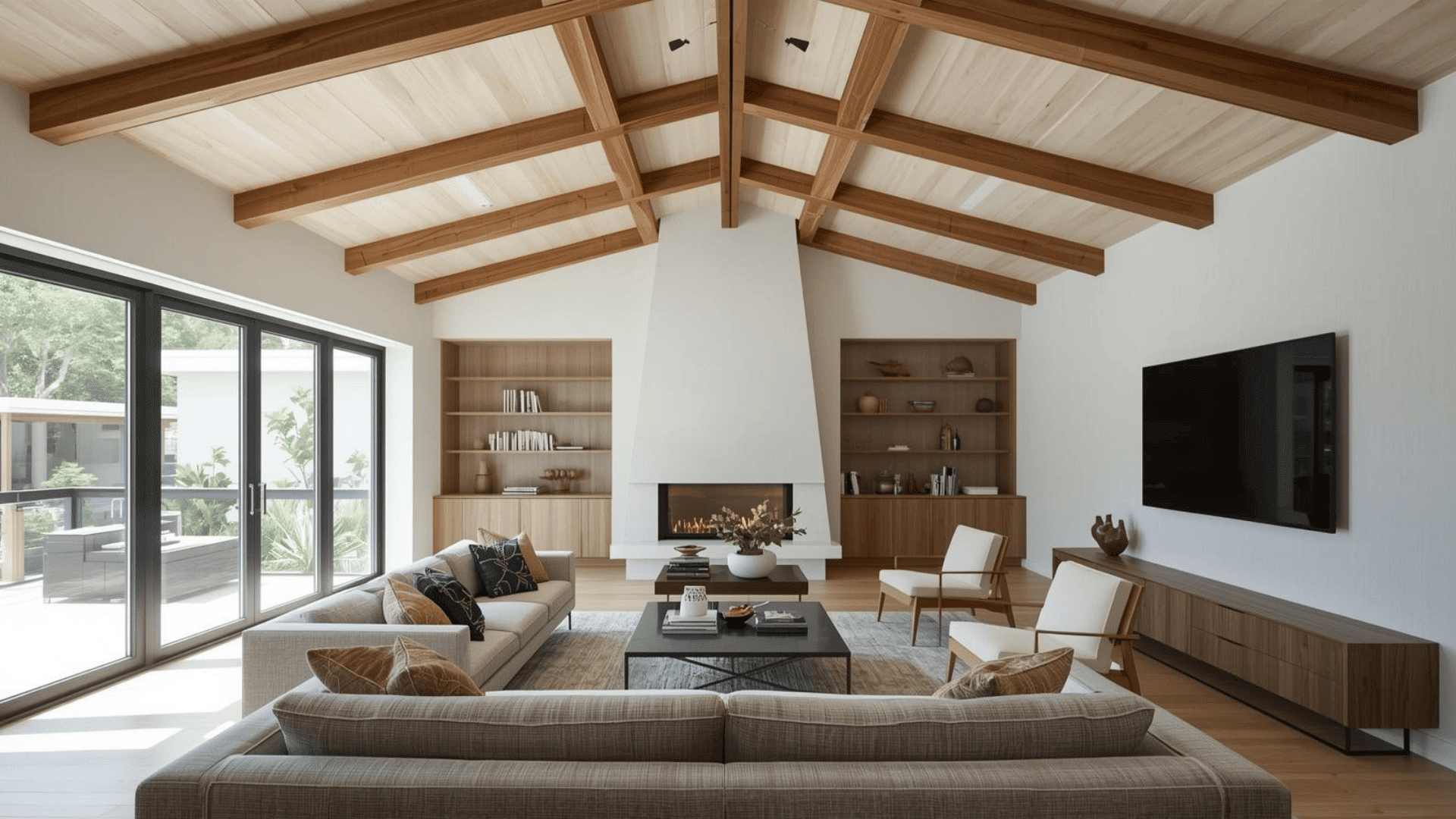 Asymmetric Beam Placement